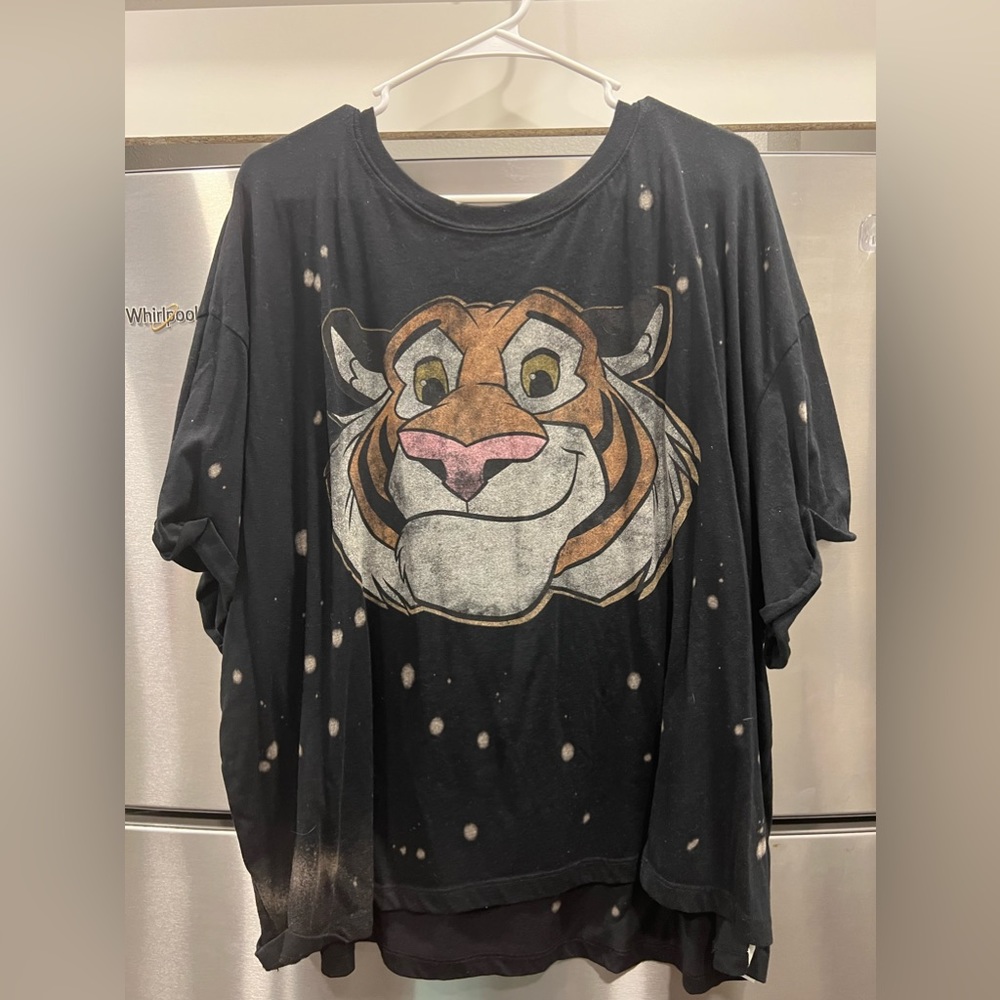 Disney Parks Aladdin Rajah Tiger Bleach T Shirt 3X